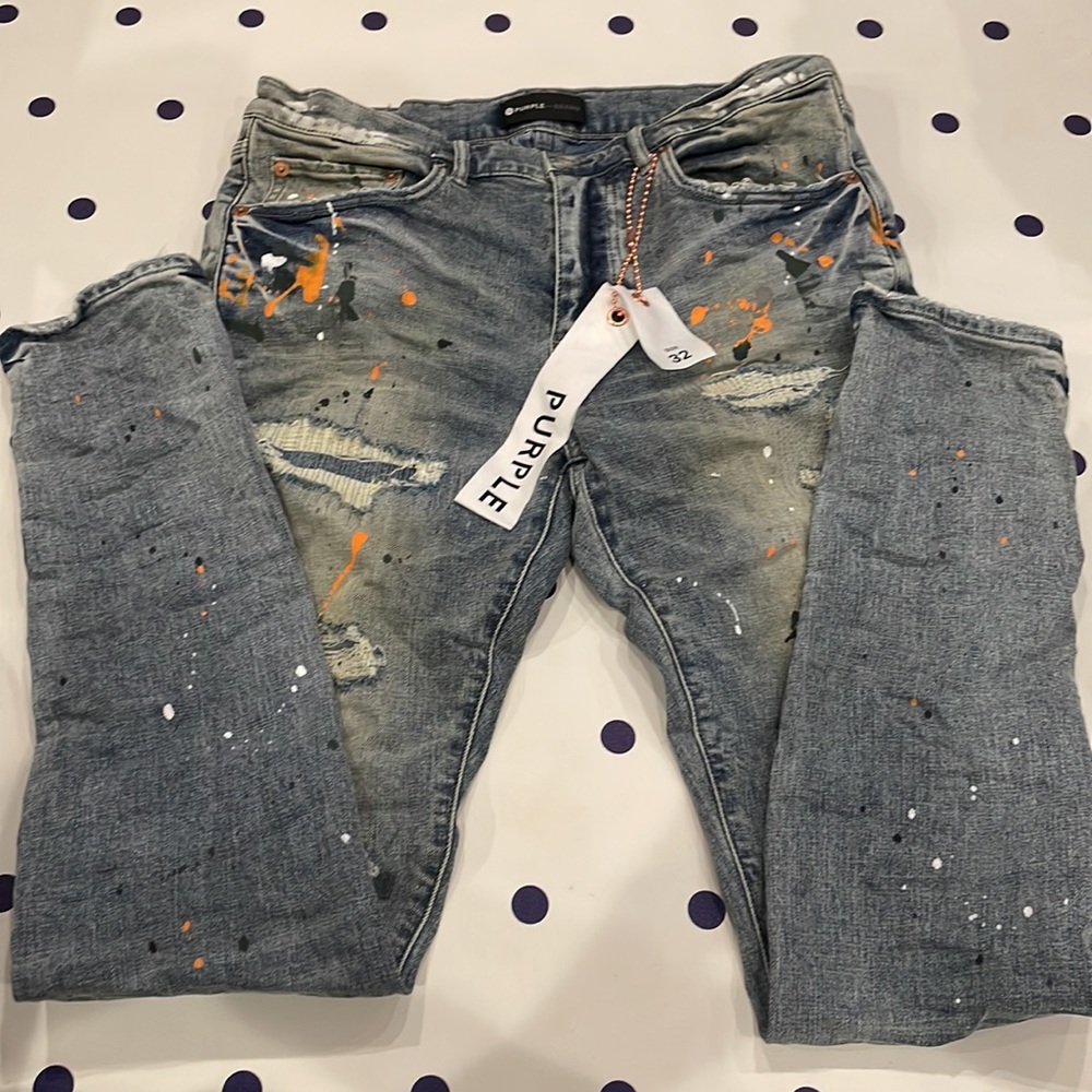 PURPLE BRAND P001 LOW RISE SKINNY JEANS - Picture 2 of 6